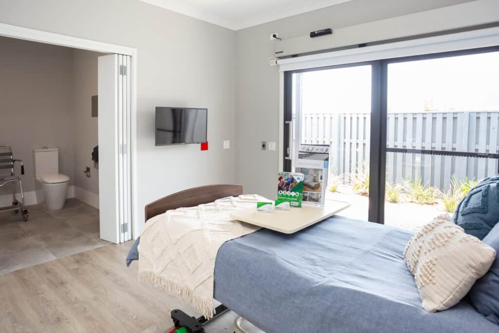 A bedroom in an NDIS Supported Independent Living home.