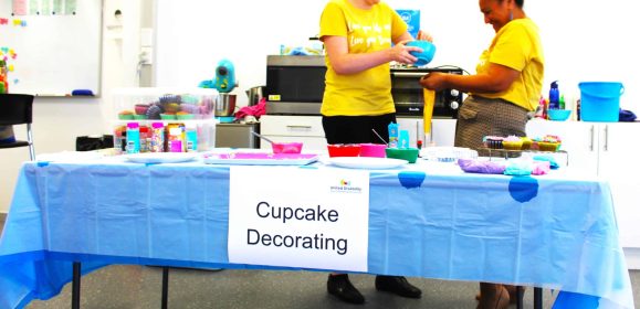 Cupcake Decorating Table United Disability Open Day